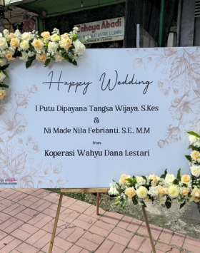 WEDDING BANNER SIMPEL