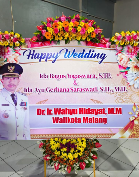 MODEL PAPAN BANNER WEDDING